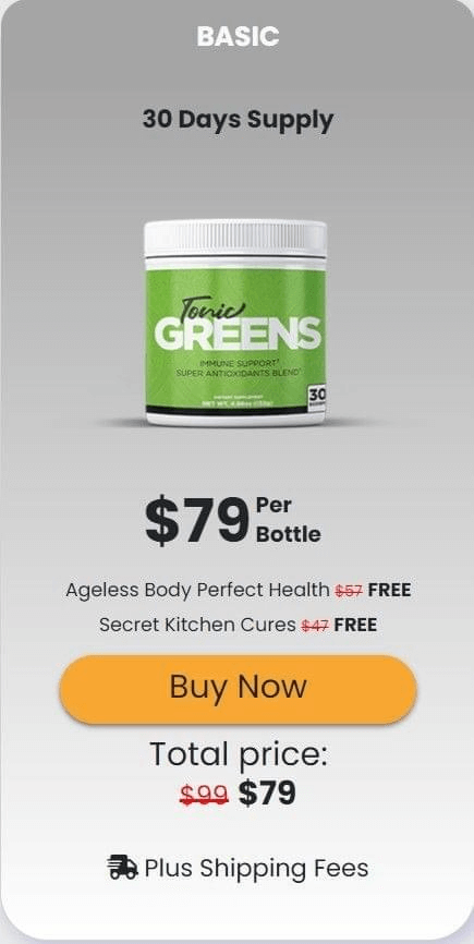 Tonic Greens bottle 1