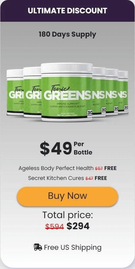 Tonic Greens bottle 6